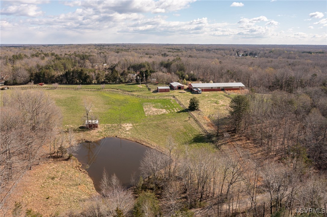 5395 Courtneys Corner Road Sumerduck, VA 22742 - Photo 18 of 23 Bird's eye view featuring a water view and a rural