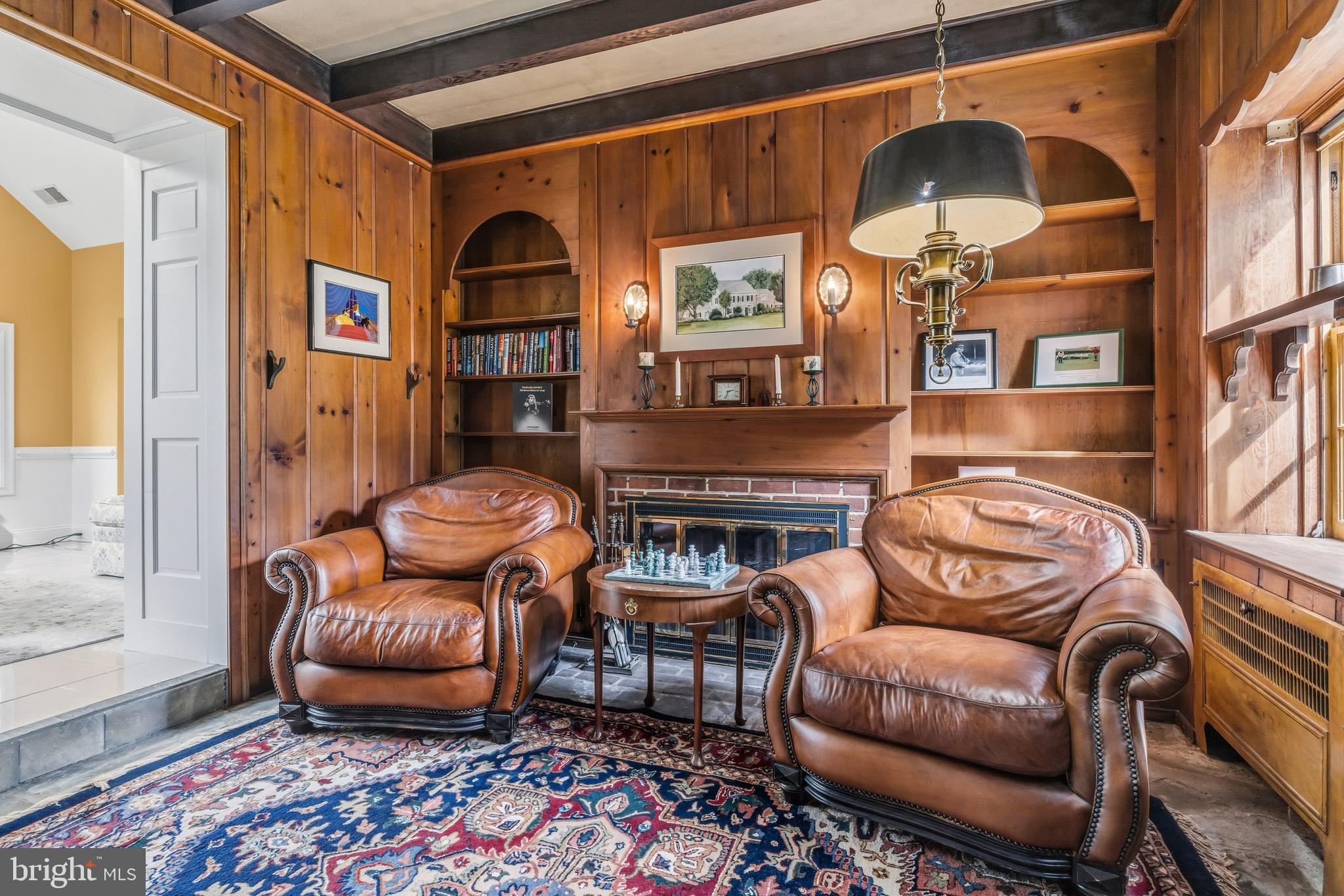 107 East Mill Road Flourtown, PA 19031 - Photo 12 of 108 small den with fireplace