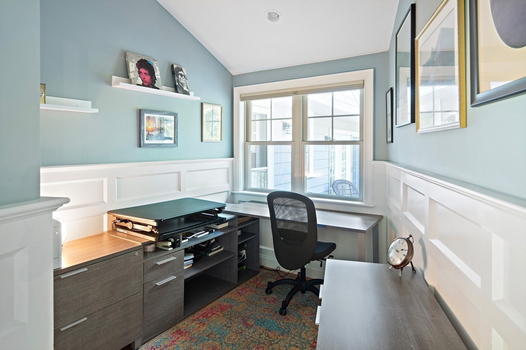 22 Peachtree Road Lexington, MA 02420 - Photo 15 of 42 a view of a workspace with furniture and a window