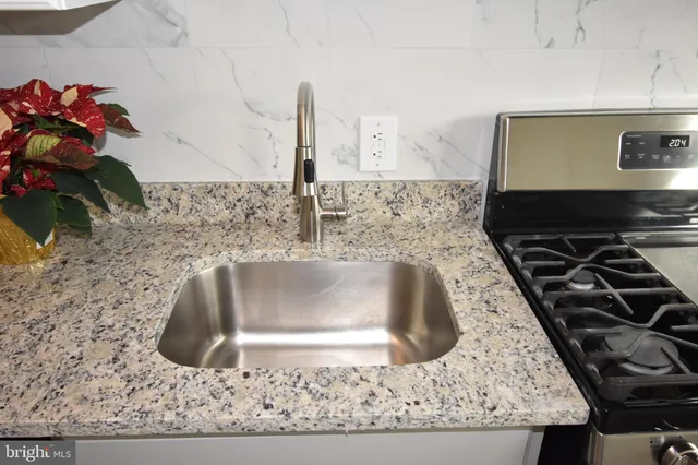 a kitchen with a stove