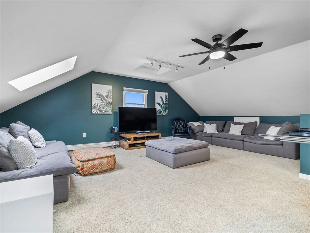168 Maple Street Boston, MA 02132 - Photo 27 of 39 a living room with furniture and a flat screen tv