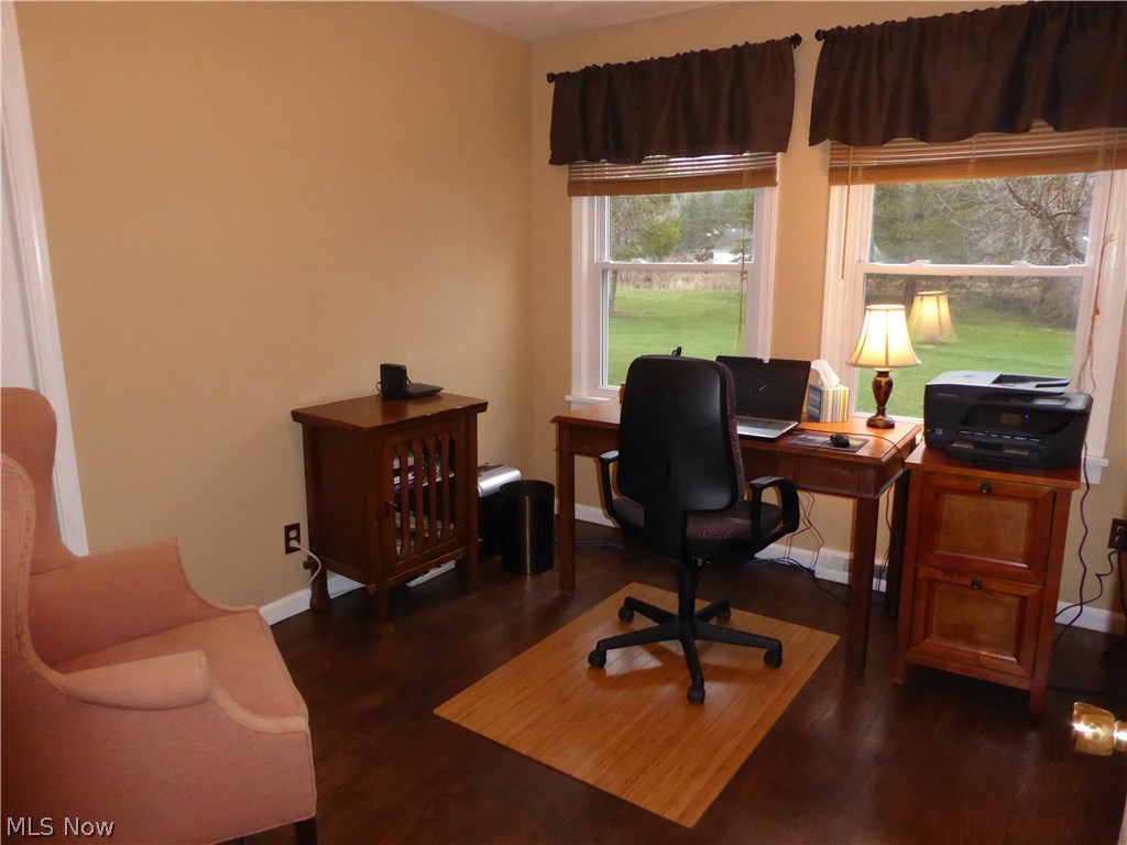10554 Mulberry Road Chardon, OH 44024 - Photo 22 of 34 Middle Bedroom Currently Used as an Office Shares the Hall Cedar Closet with Access in this Bedroom as Well! Hardwood Flooring Refinished in this Room as Well!