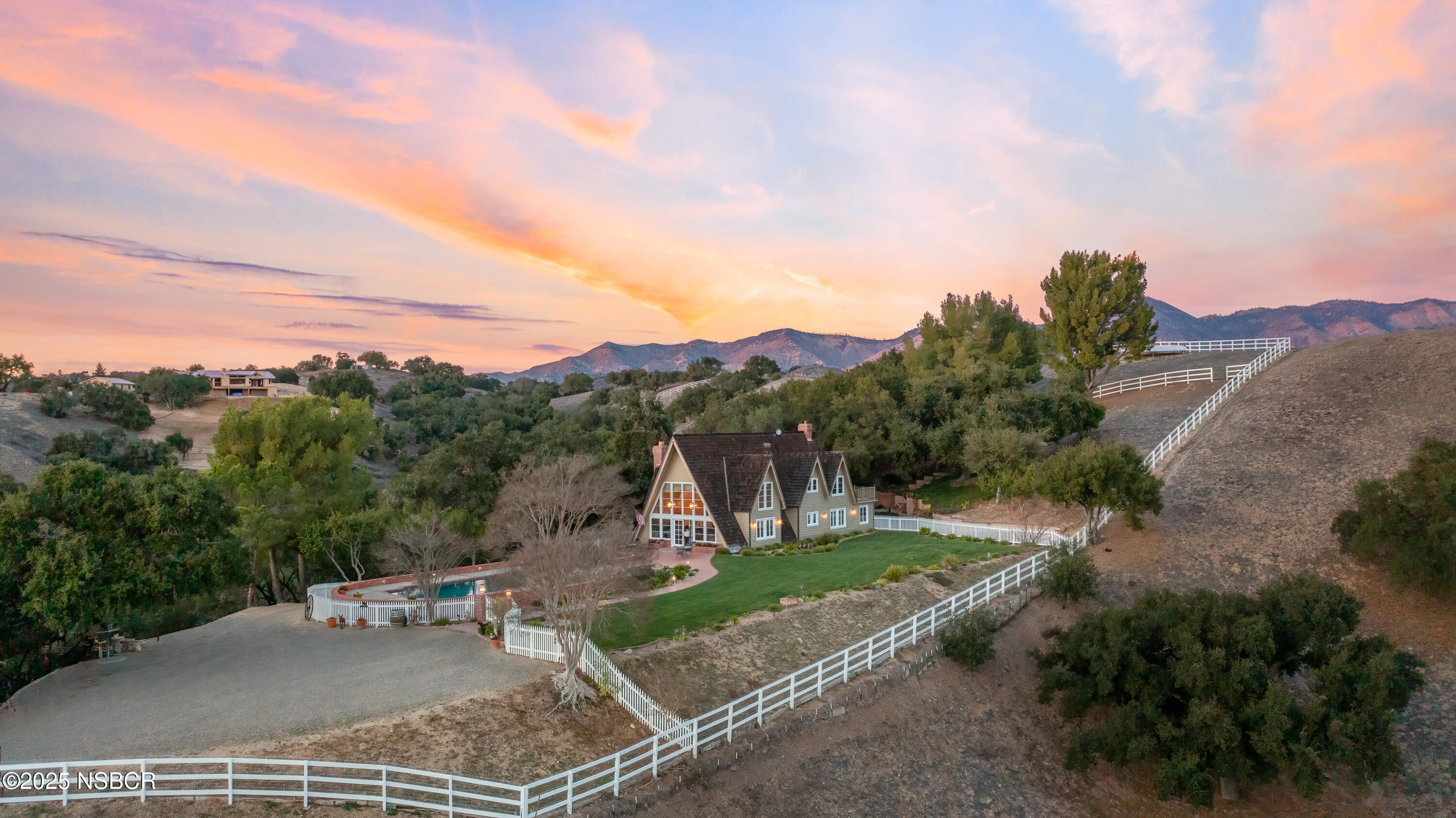 4086 East Oak Trail Road Santa Ynez, CA 93460 - Photo 55 of 57 a view of a street with a trees in the background