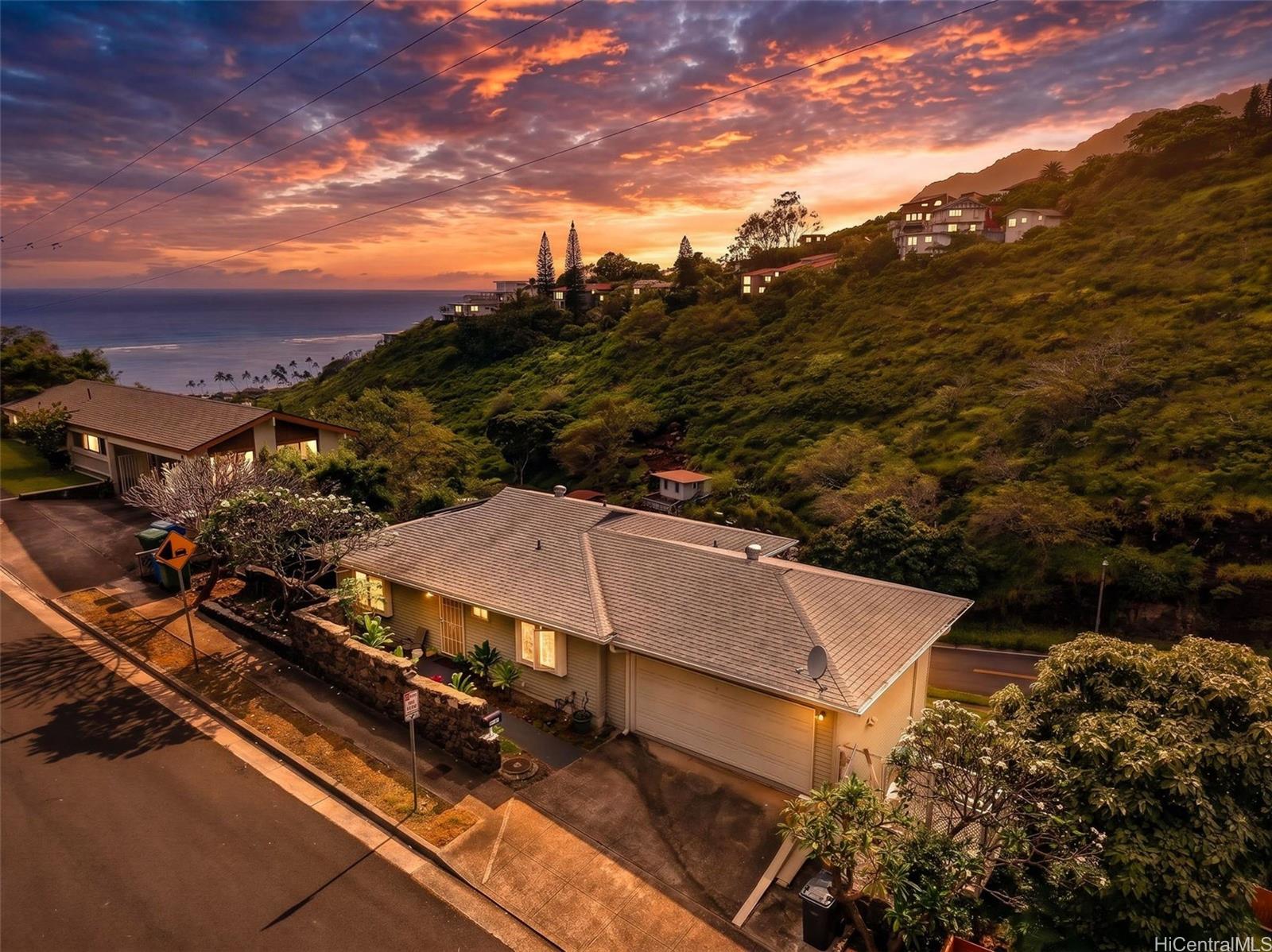5207 Poola Street Honolulu, HI 96821 - Photo 2 of 25 an aerial view of residential houses with outdoor space