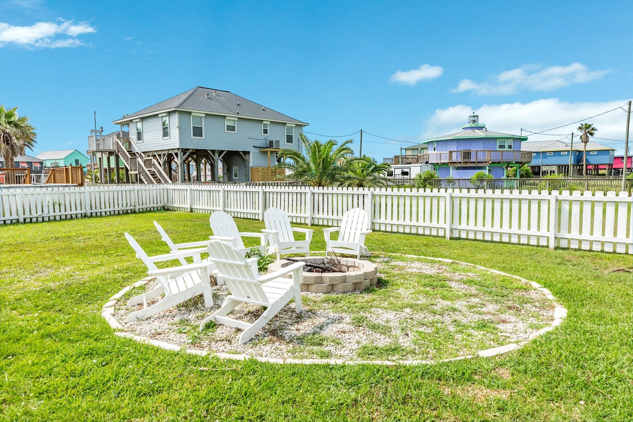 307 Angel Wing Street Surfside Beach, TX 77541 - Photo 16 of 23 a view of a swimming pool with an outdoor seating