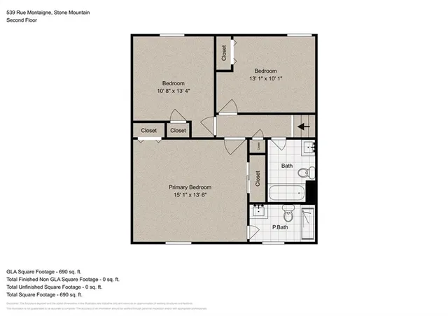 $305,000 | 539 Rue Montaigne, Stone Mountain, GA 30083