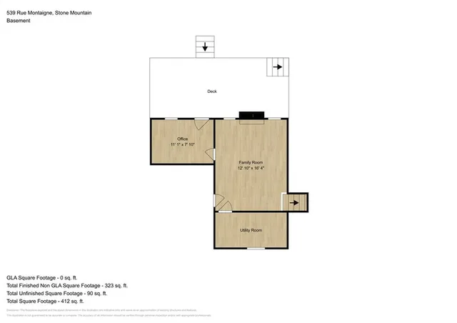$305,000 | 539 Rue Montaigne, Stone Mountain, GA 30083