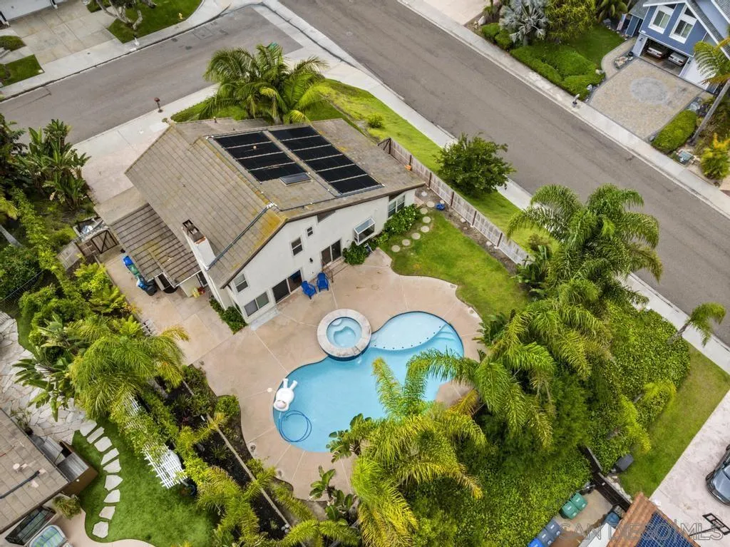 2312 Marca Place Carlsbad, CA 92009 - Photo 56 of 56 an aerial view of a house with a backyard