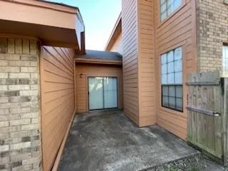 a view of front door of house