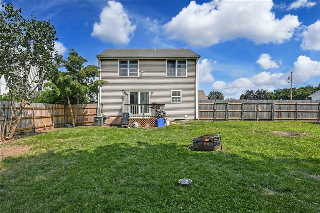 45 Baxter Street Woonsocket, RI 02895 - Photo 28 of 31 Backyard view to off kitchen deck
