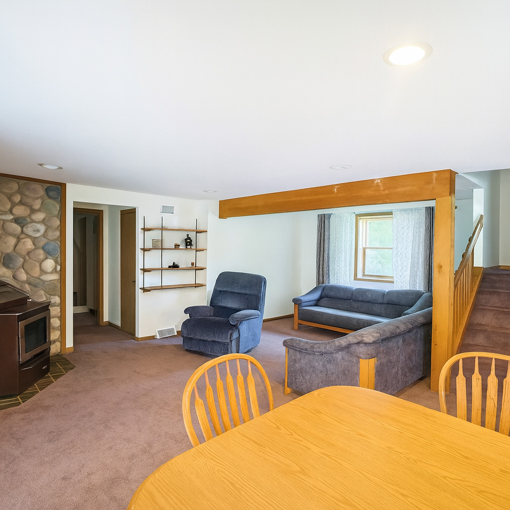 10905 Breezy Lawn Road Spring Grove, IL 60081 - Photo 6 of 20 a bedroom with two beds and a dresser next to a window