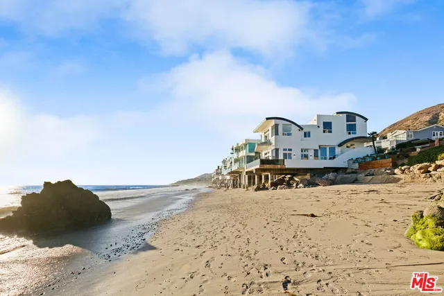 a roof deck with furniture and a potted plant