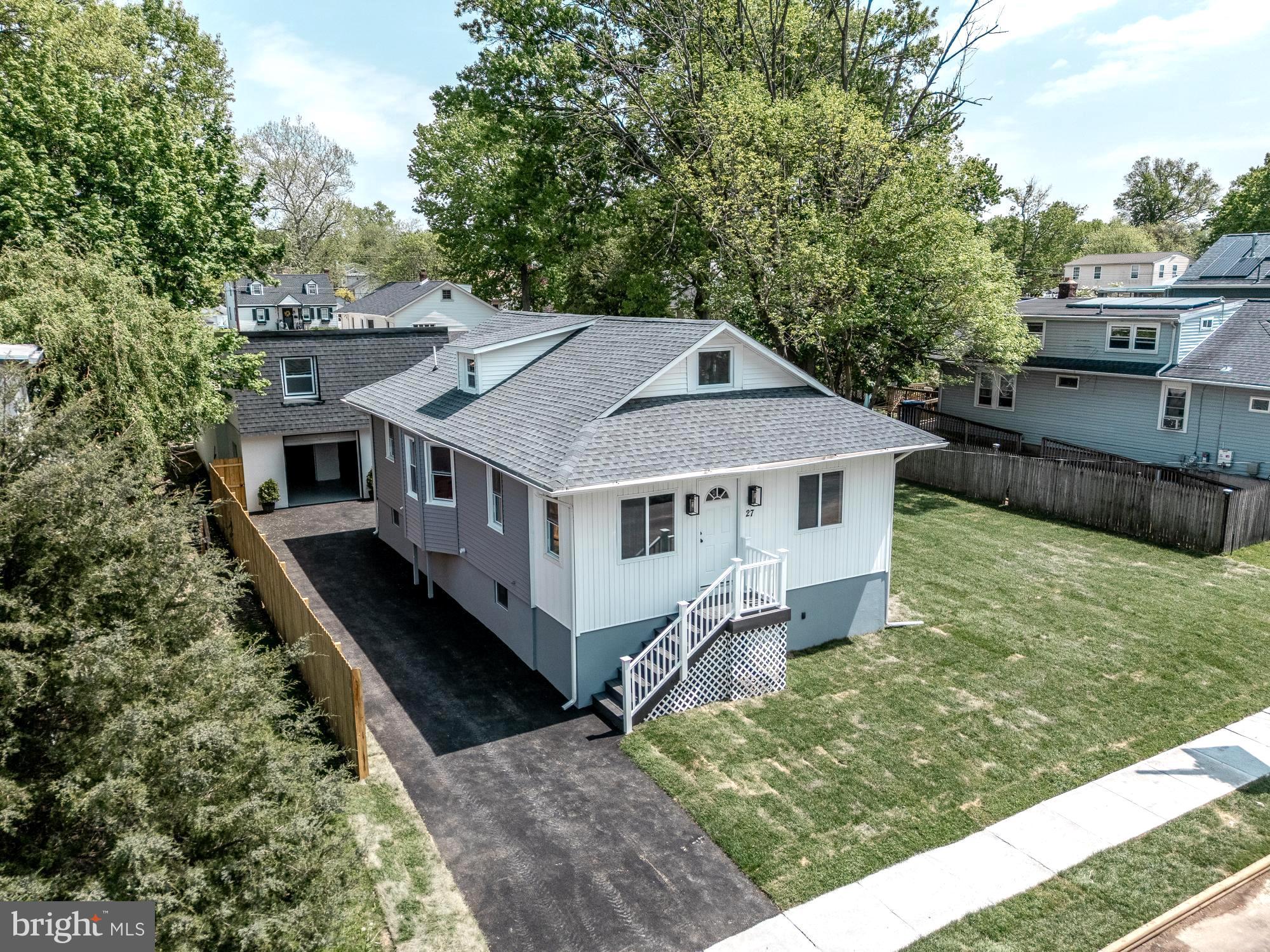 27 Cherry Avenue Maple Shade, NJ 08052 - Photo 47 of 50 an aerial view of a house with a yard