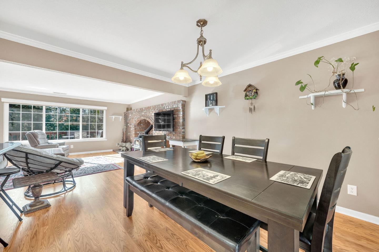 26161 Sugar Pine Drive Pioneer, CA 95666 - Photo 15 of 57 a view of a dining room with furniture window and outside view