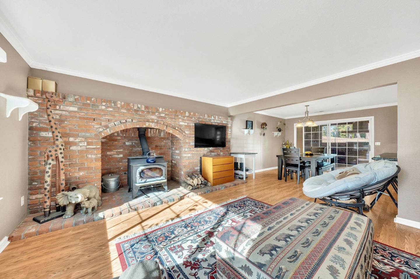 26161 Sugar Pine Drive Pioneer, CA 95666 - Photo 8 of 57 a living room with furniture and a flat screen tv