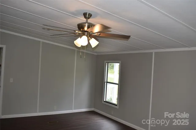 a view of a livingroom with a window