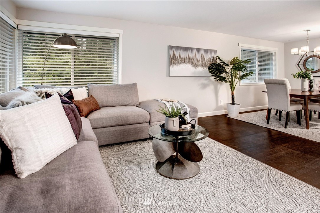 24326 Meridian Avenue South Bothell, WA 98021 - Photo 7 of 40 a living room with furniture window and wooden floor