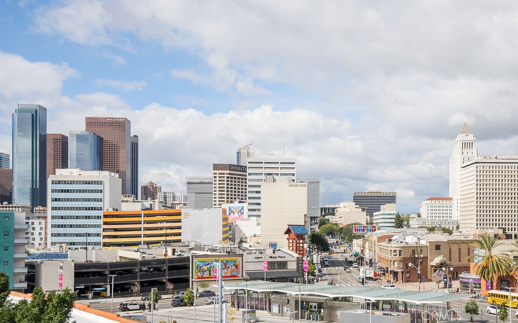100 South Alameda Street, Unit 213 Los Angeles, CA 90012 - Photo 25 of 41 a view of city with tall buildings