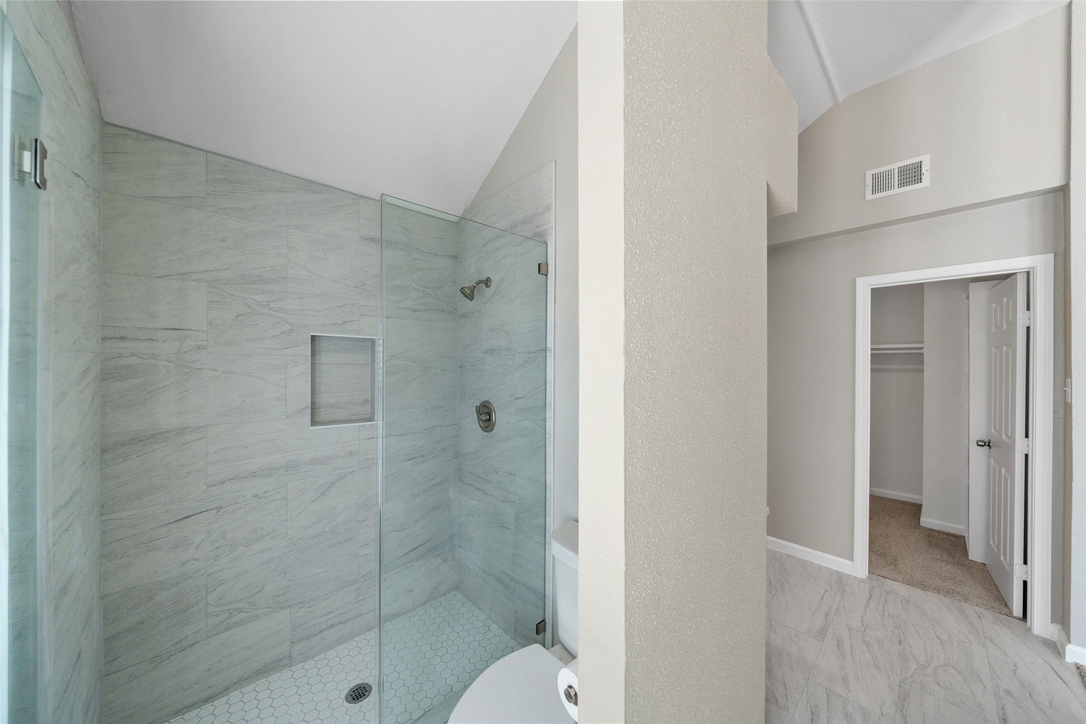 10402 Trading Post Drive Houston, TX 77064 - Photo 24 of 43 a bathroom with a shower and toilet