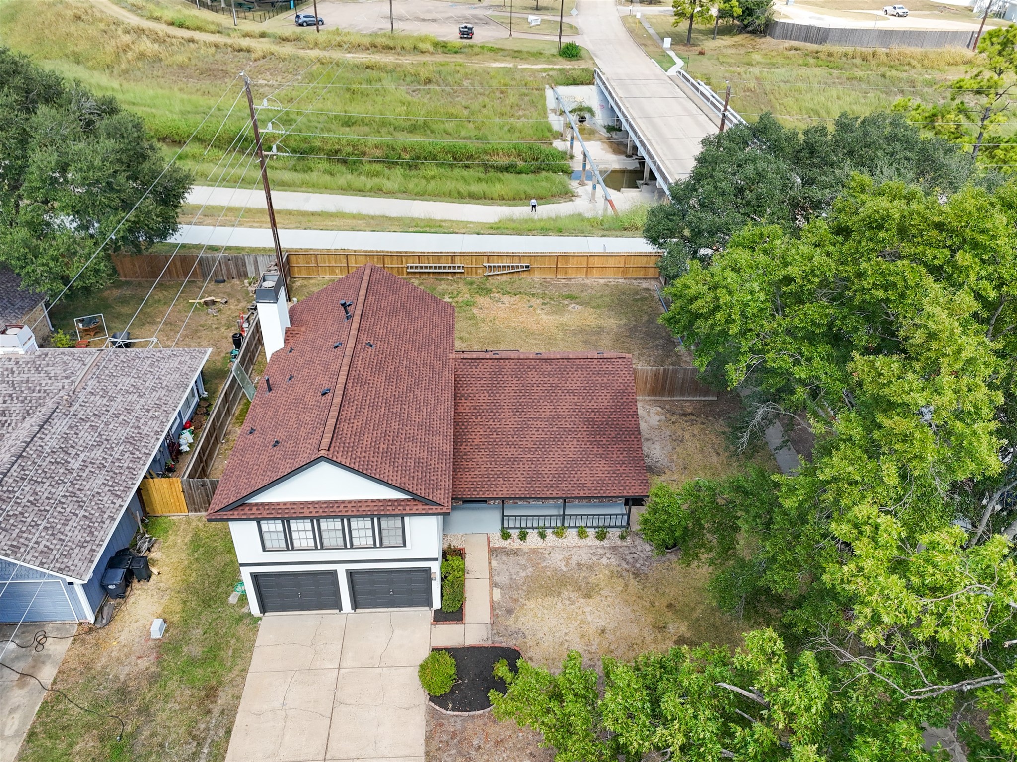 10402 Trading Post Drive Houston, TX 77064 - Photo 31 of 43 a aerial view of a house with a yard