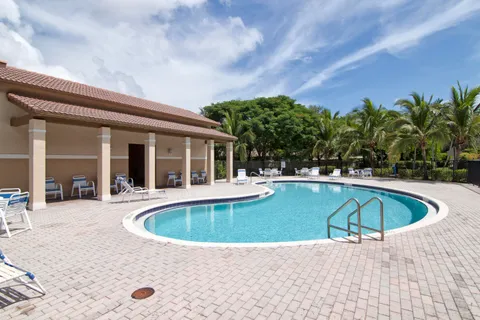 a view of outdoor space yard swimming pool and patio