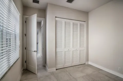 an entryway with a window