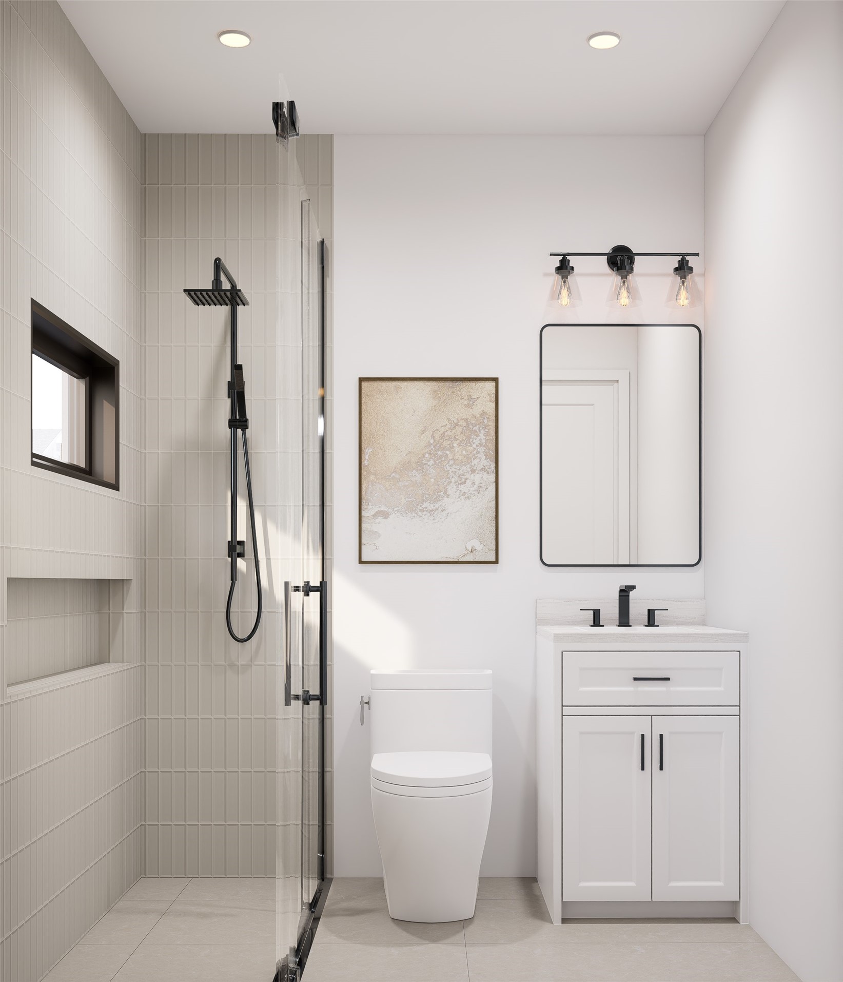 115 Milby Street Houston, TX 77003 - Photo 13 of 16 a bathroom with a sink a toilet and shower