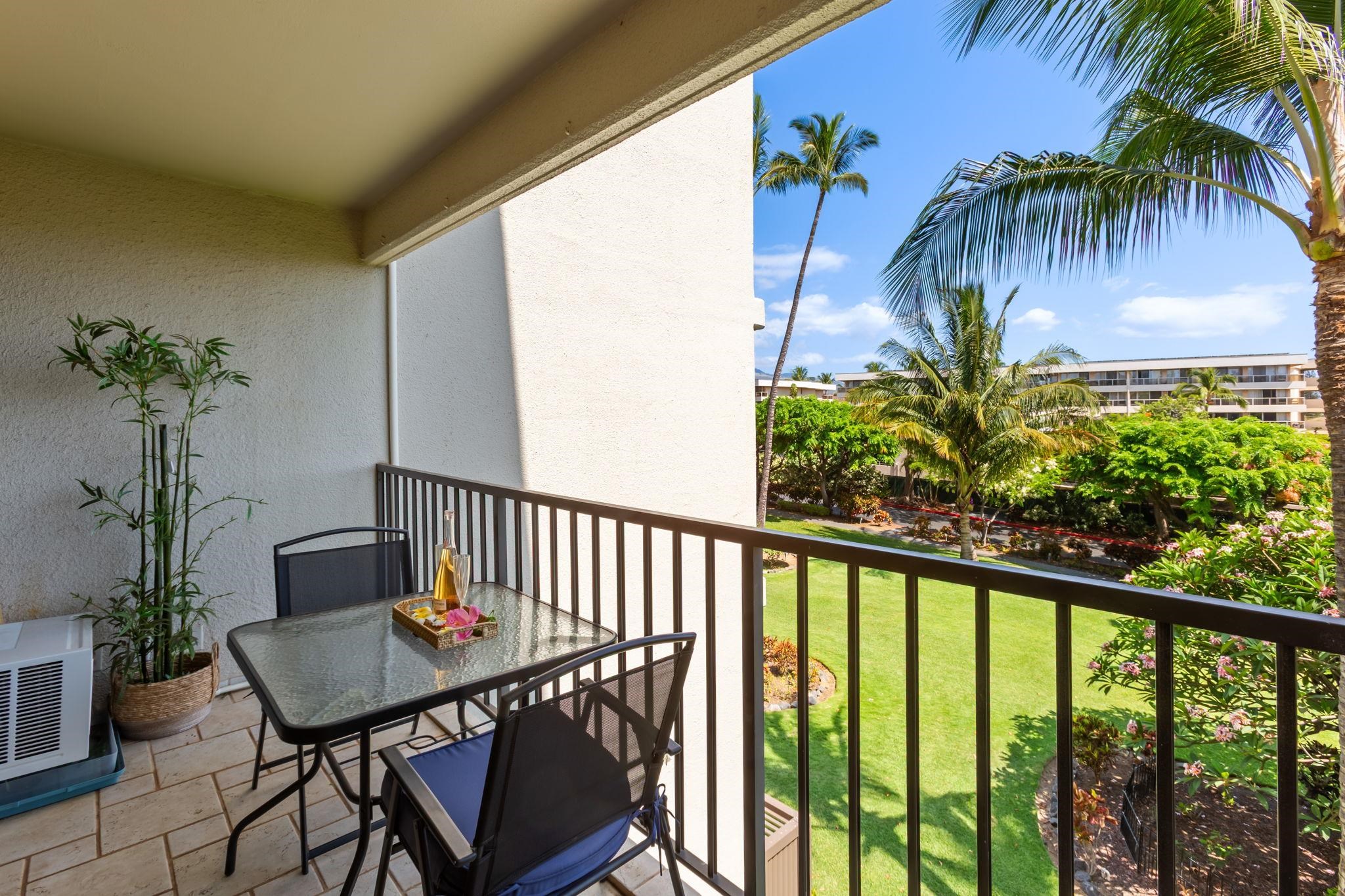 2531 South Kihei Road, Unit C414 Kihei, HI 96753 - Photo 16 of 47 a view of a balcony with furniture