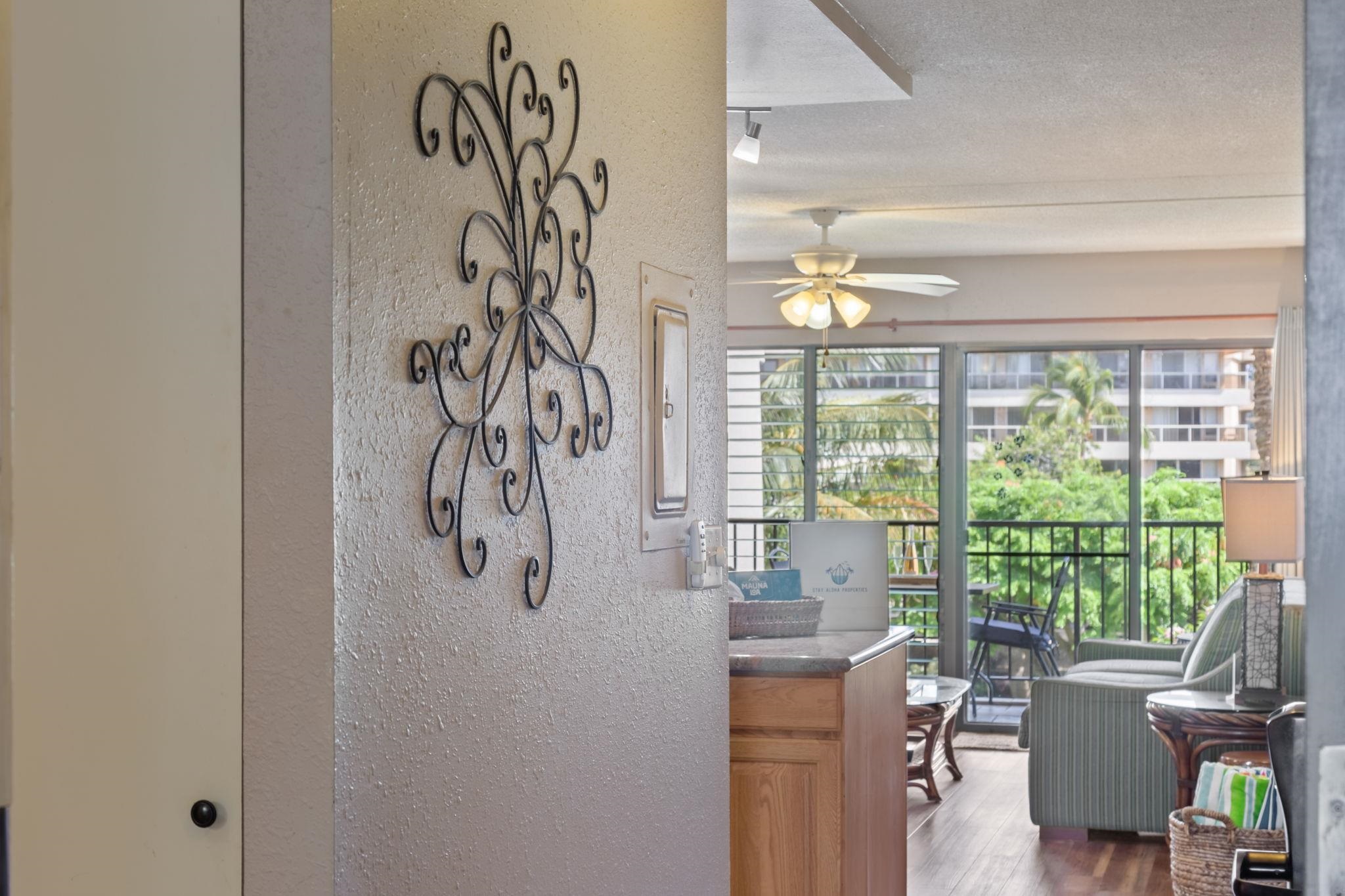 2531 South Kihei Road, Unit C414 Kihei, HI 96753 - Photo 3 of 47 a view of a livingroom with furniture window and outside view