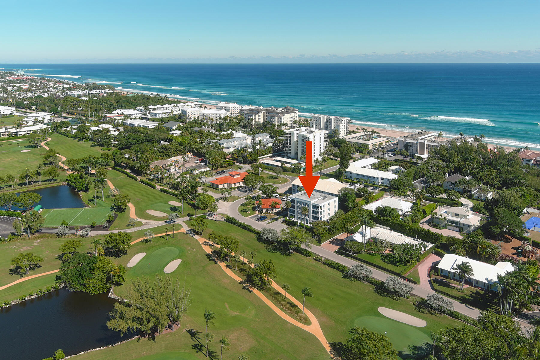 3883 Gulf Stream Road, Unit 1N Gulf Stream, FL 33483 - Photo 24 of 30 a view of city and ocean