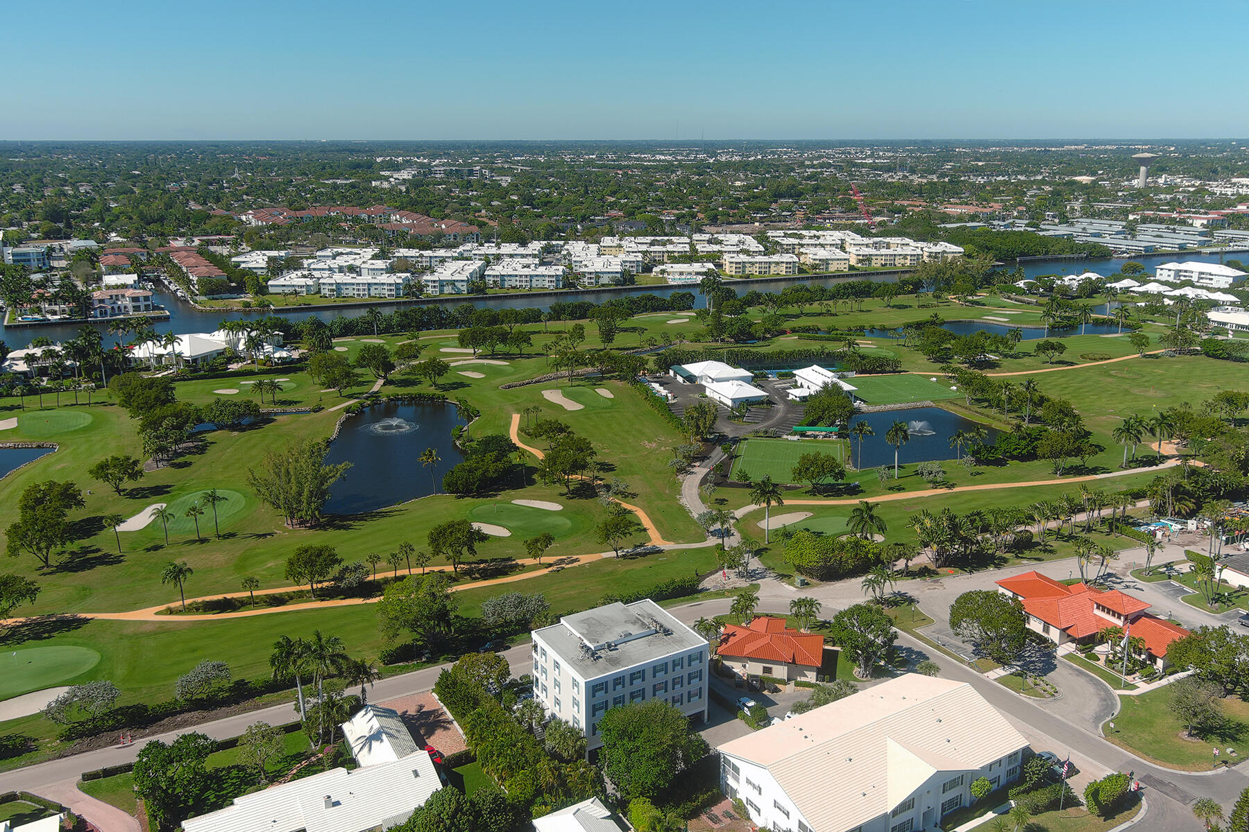 3883 Gulf Stream Road, Unit 1N Gulf Stream, FL 33483 - Photo 29 of 30 an aerial view of residential houses with outdoor space