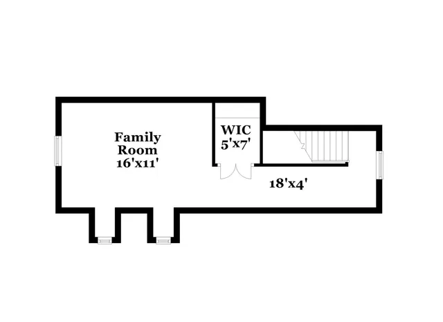 a picture of a bench in a white building