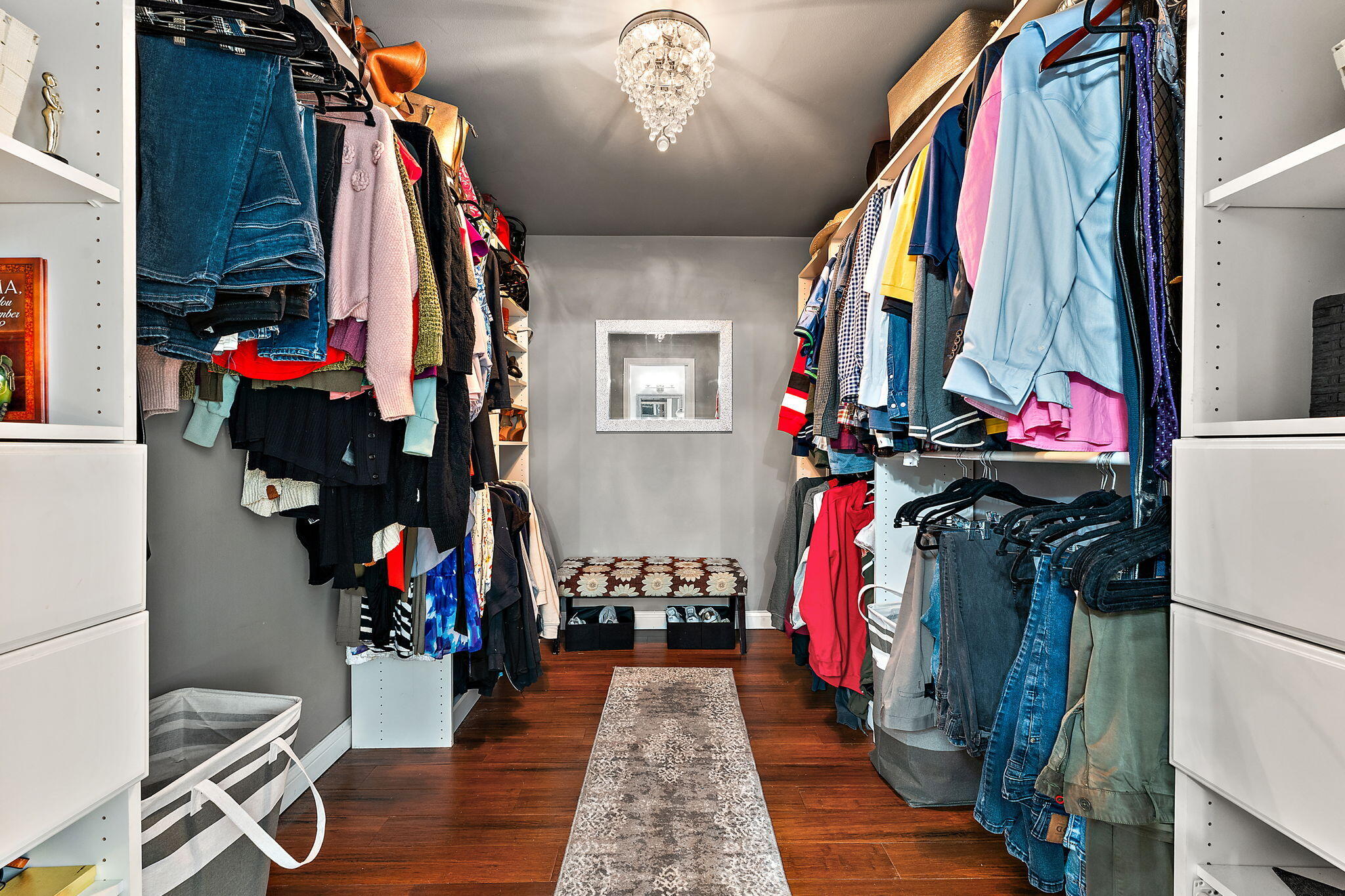 12275 South Williams Court Crown Point, IN 46307 - Photo 35 of 67 a view of walk in closet with clothes and shoes