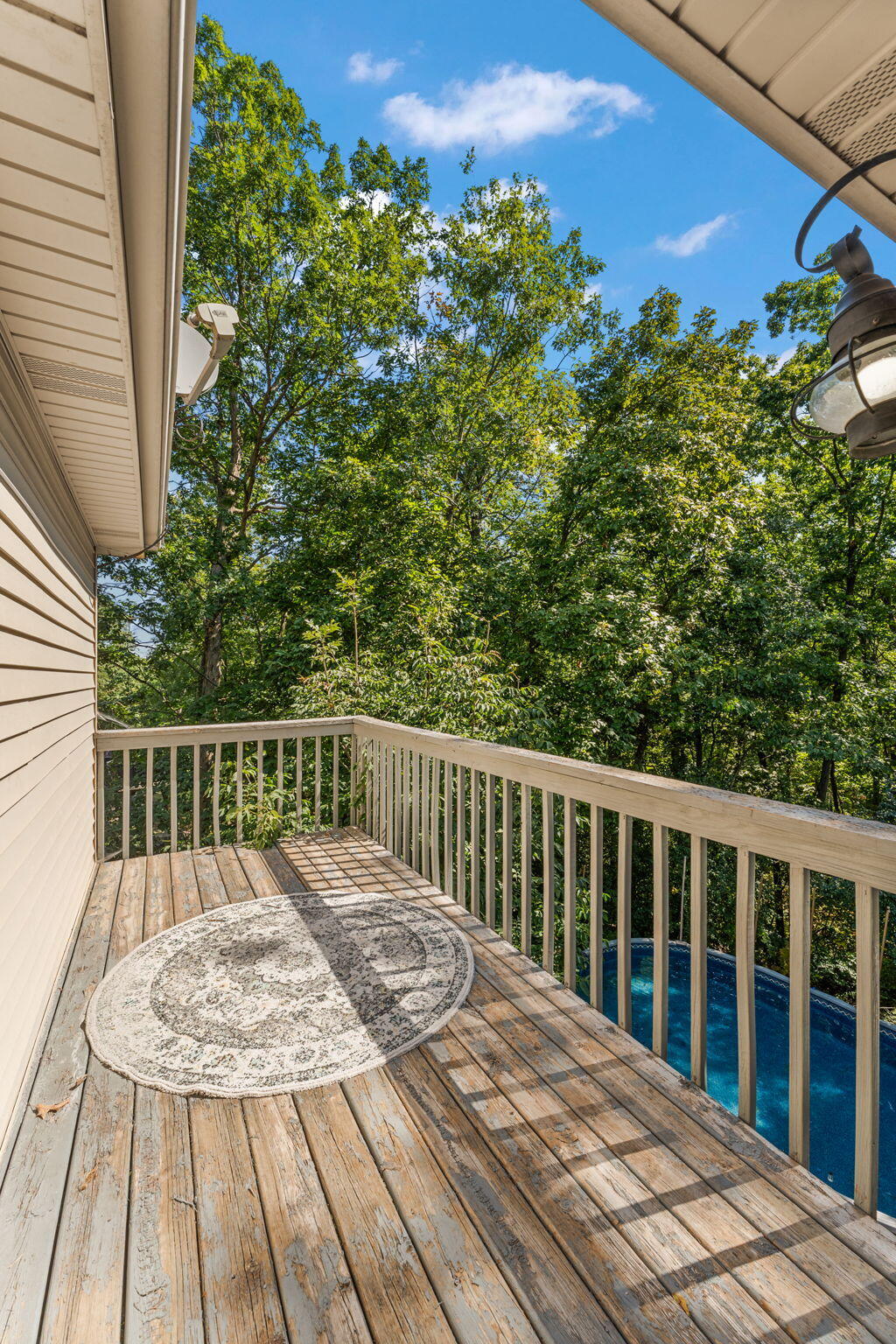 12275 South Williams Court Crown Point, IN 46307 - Photo 37 of 67 a view of balcony with wooden floor and fence