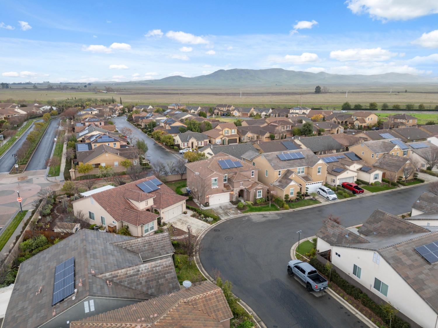 4217 Salem Lane Clovis, CA 93619 - Photo 43 of 57 an aerial view of residential houses with outdoor space