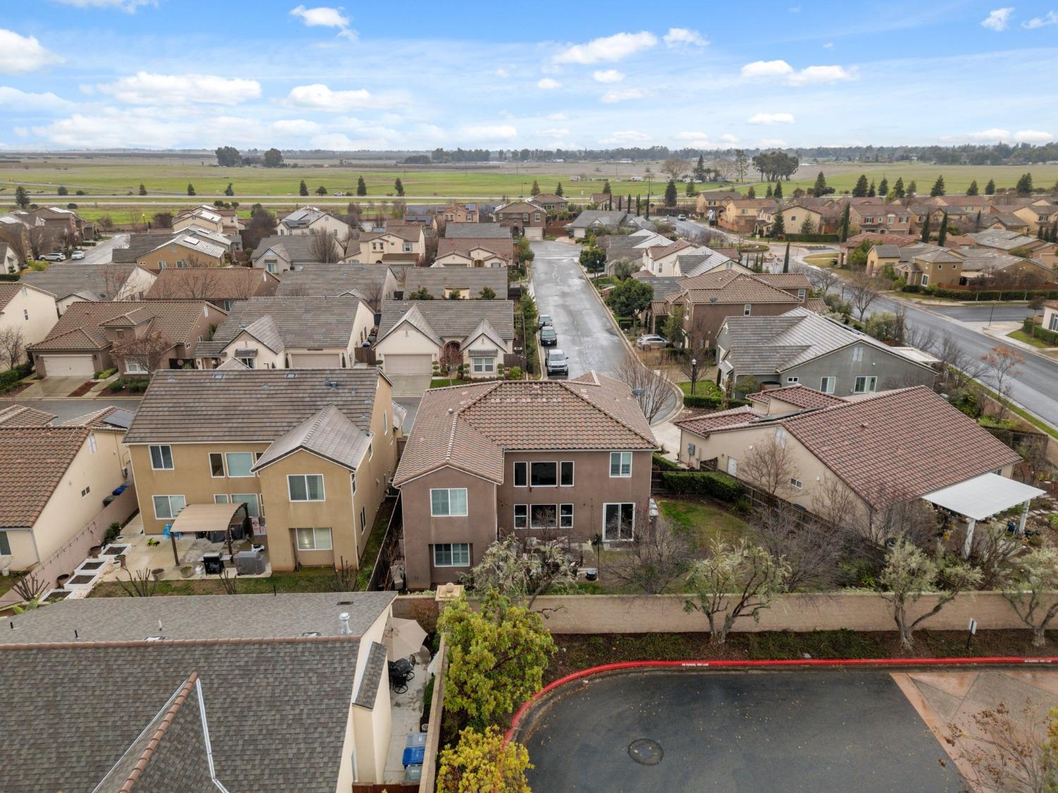 4217 Salem Lane Clovis, CA 93619 - Photo 50 of 57 an aerial view of residential houses with outdoor space