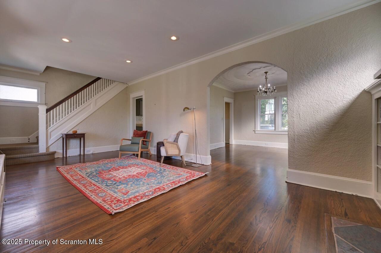 120 Glenburn Road Clarks Green, PA 18411 - Photo 12 of 34 a living room with furniture rug and wooden floor