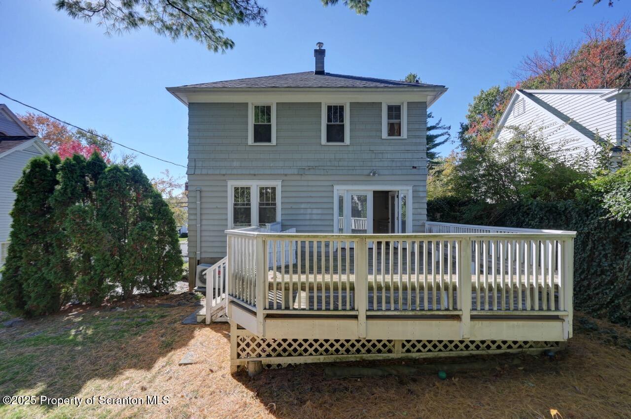 120 Glenburn Road Clarks Green, PA 18411 - Photo 21 of 34 a view of a deck with a yard