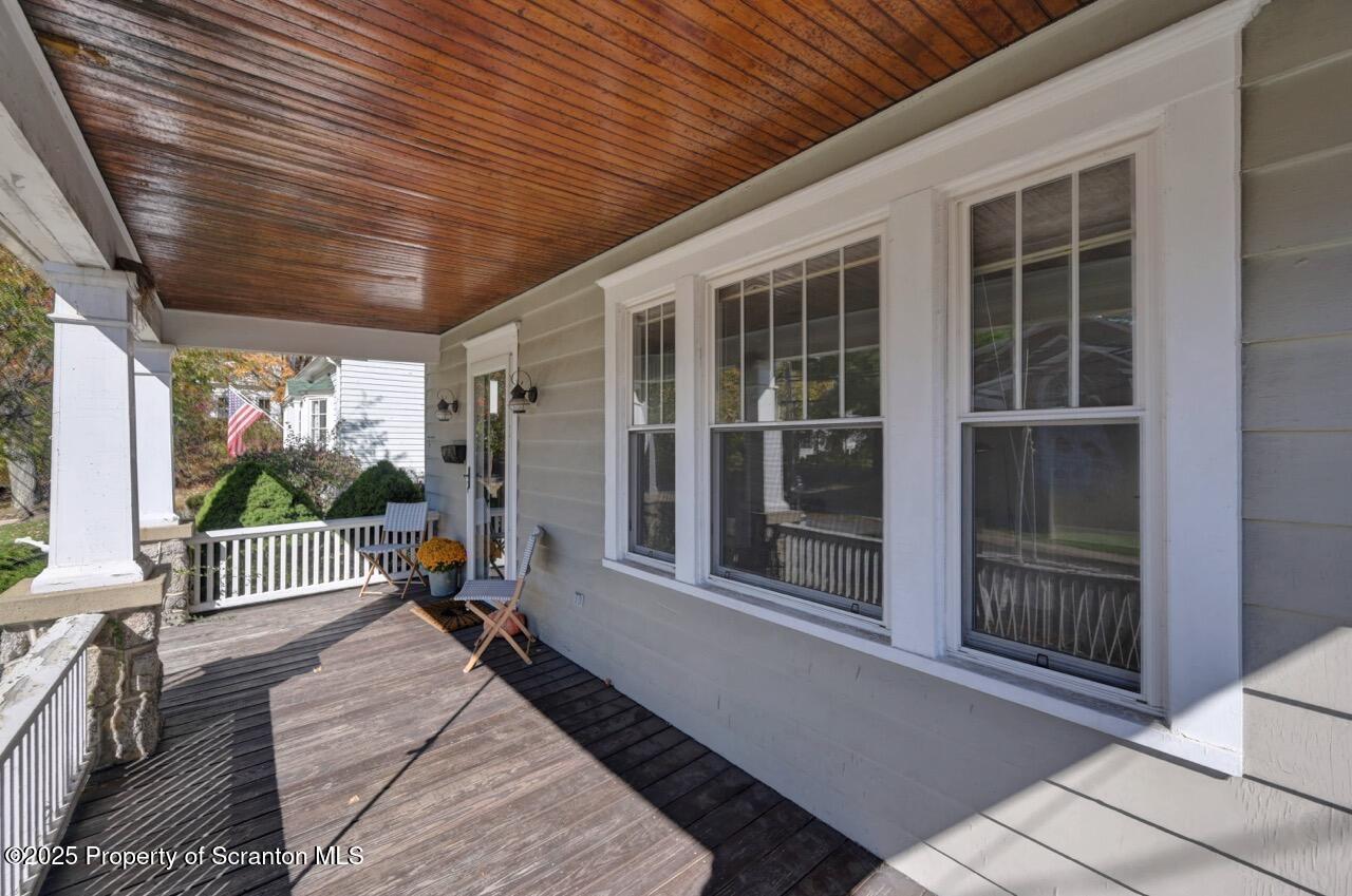 120 Glenburn Road Clarks Green, PA 18411 - Photo 5 of 34 a balcony with couch