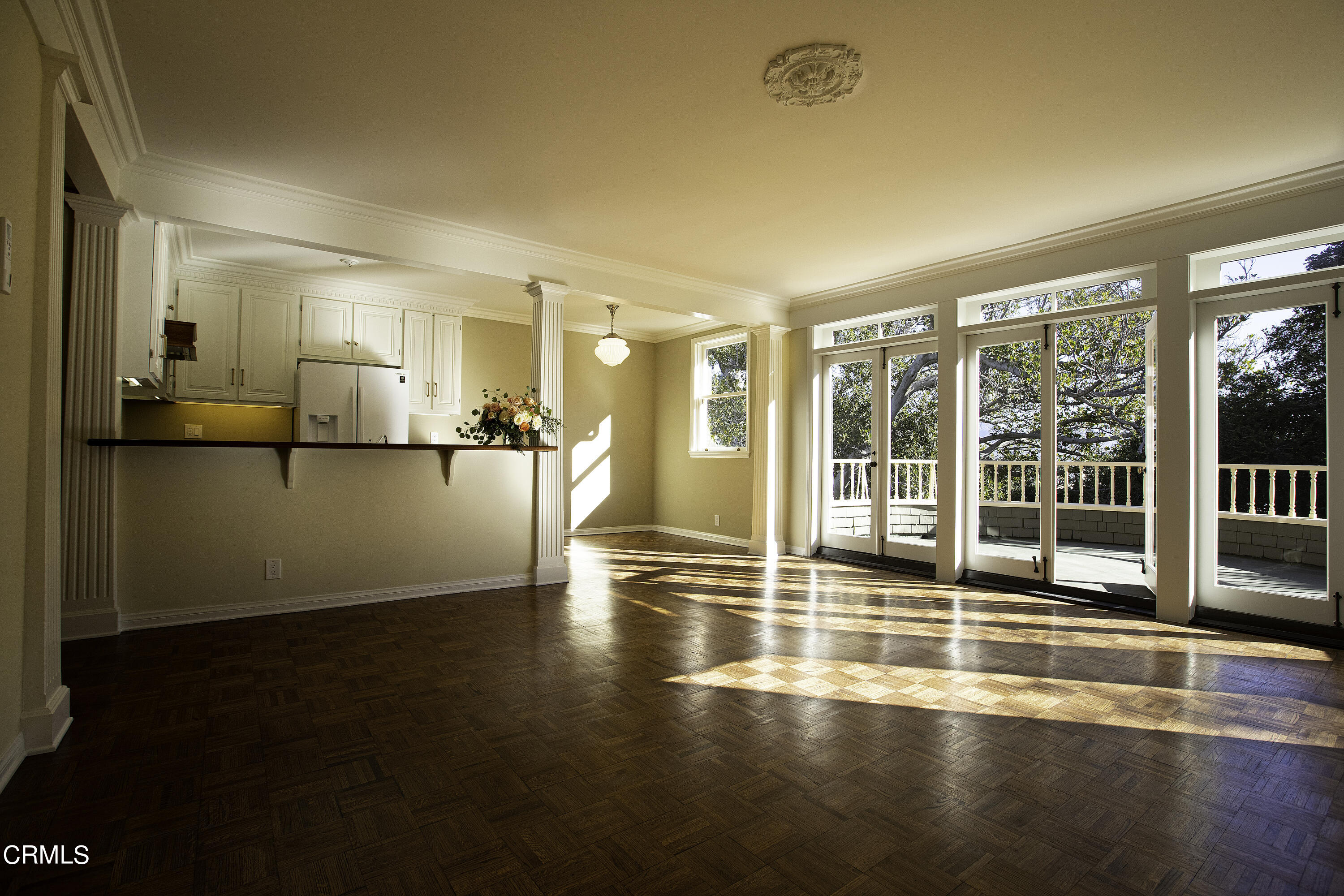 80 Grace Terrace, Unit 5 Pasadena, CA 91105 - Photo 41 of 52 a view of a living room with hardwood floor and a large window