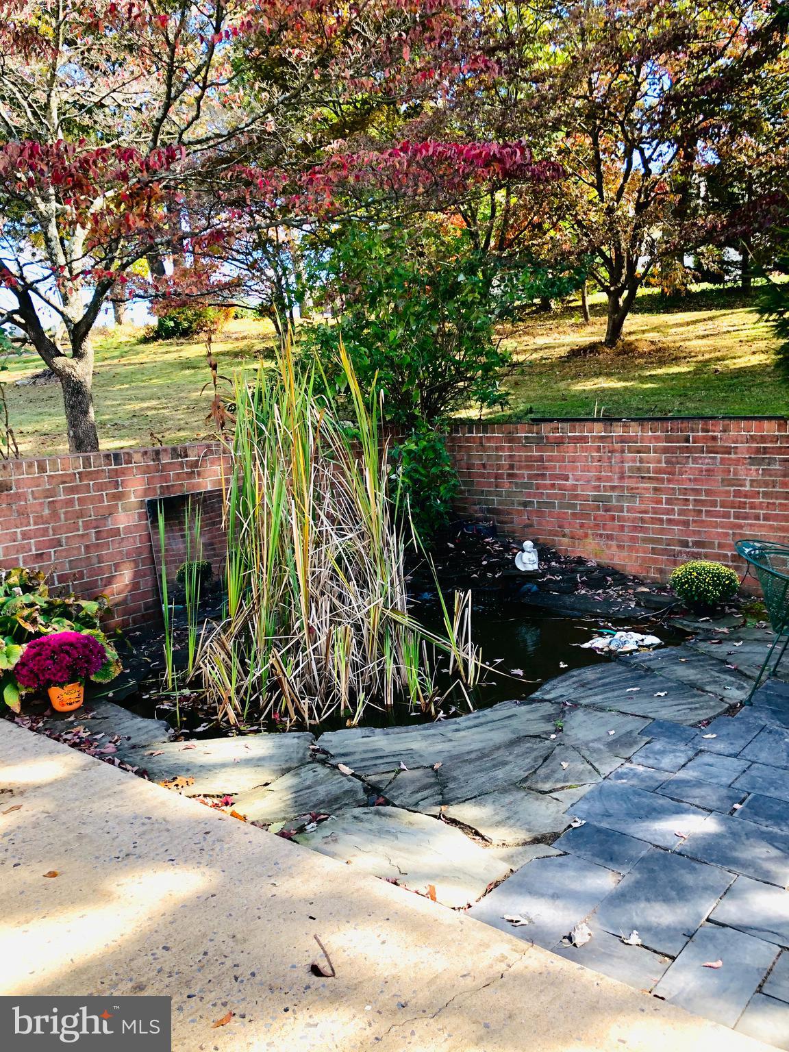 5123 Woodville Road Mount Airy, MD 21771 - Photo 15 of 37 beautiful fish pond and enclosed patio