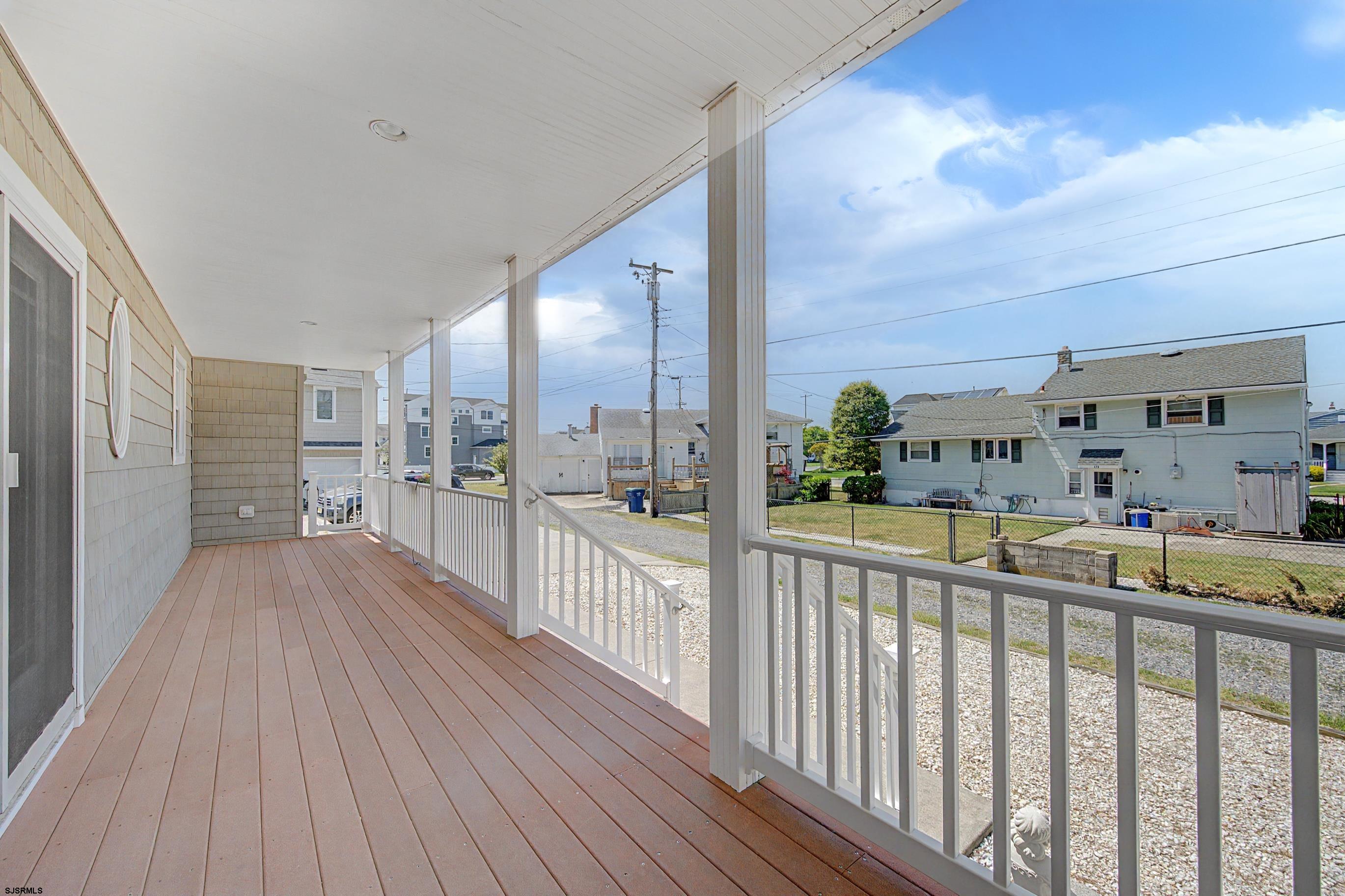 212 17th Street South Brigantine, NJ 08203 - Photo 31 of 37 a view of a balcony with wooden floor