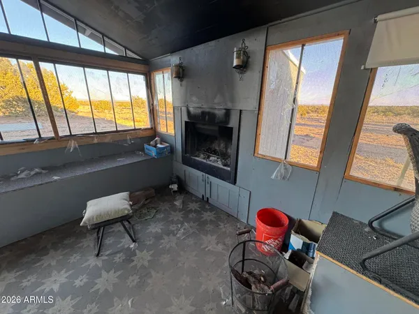 a view of workspace and window