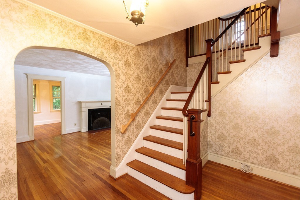 271 Glen Road Weston, MA 02493 - Photo 3 of 21 a view of entryway and hall with wooden floor