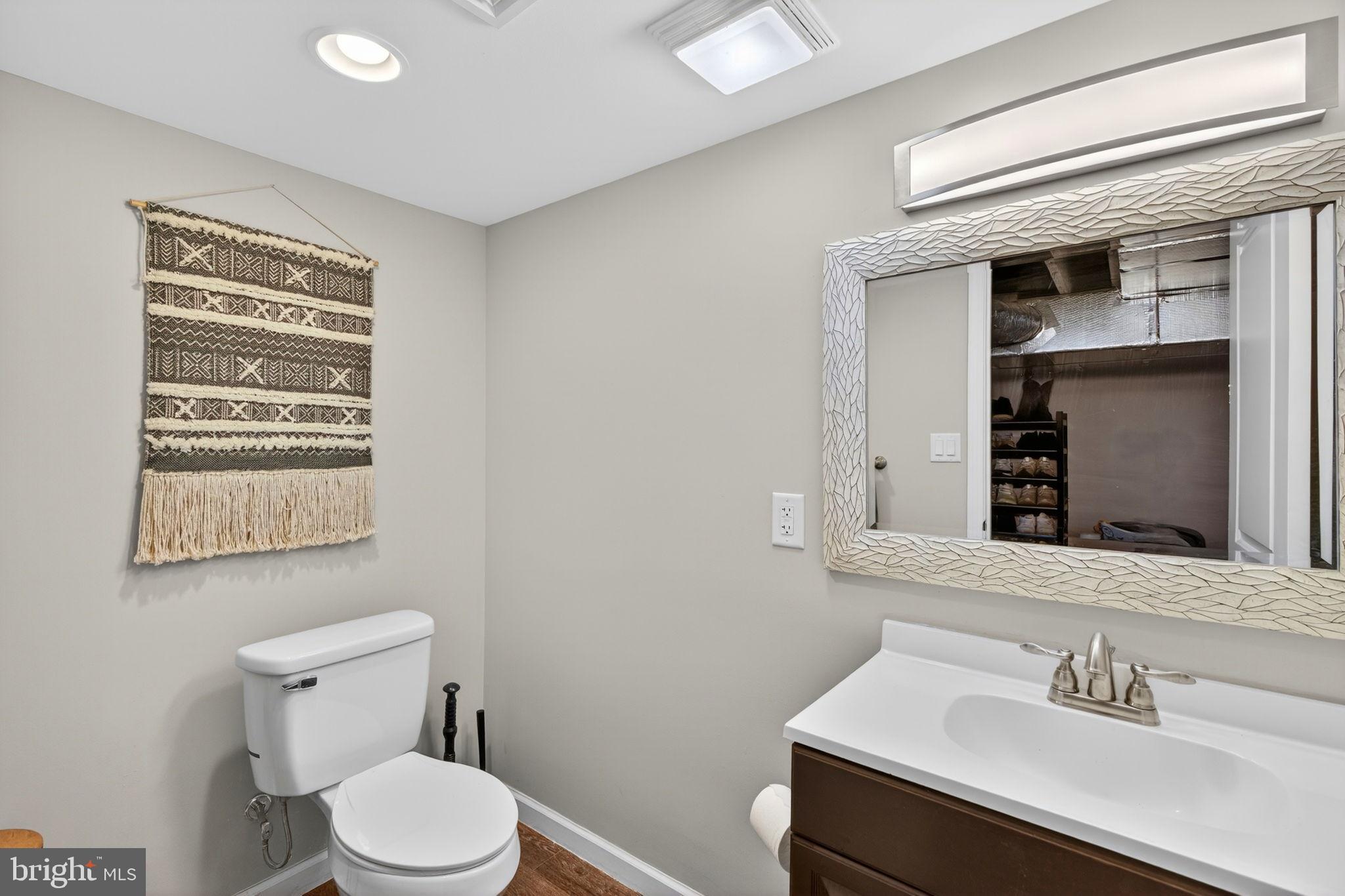 205 South And K Street Spring City, PA 19475 - Photo 33 of 36 Modern bathroom in basement with stylish accents.