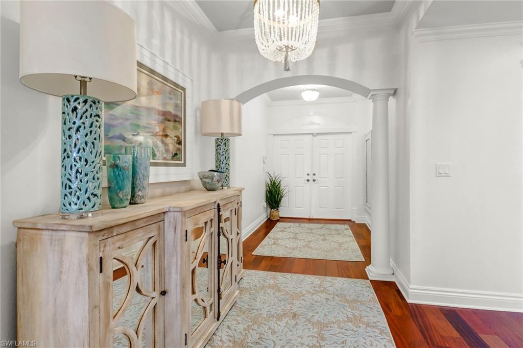 451 Bayfront Place, Unit 5307 Naples, FL 34102 - Photo 4 of 28 a view of an entryway with chandelier