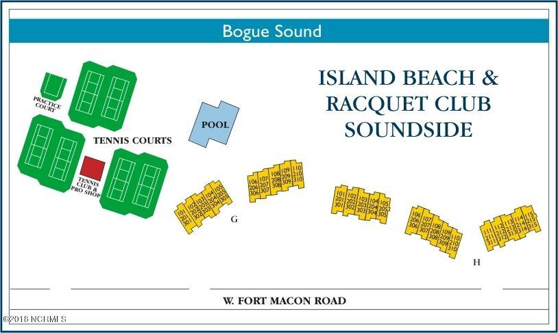 2402 West Fort Macon Road, Unit 306G Atlantic Beach, NC 28512 - Photo 39 of 39 ISLAND BEACH_SOUNDSIDE_SITE PLAN