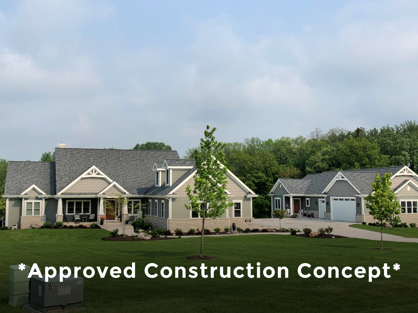 4206 Riverside Drive Johnsburg, IL 60051 - Photo 6 of 29 a front view of a house with a garden