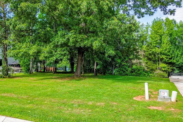 a backyard of a house