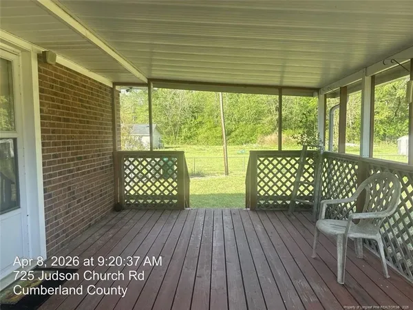 a view of outdoor space with deck